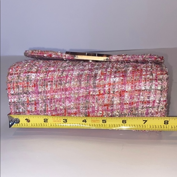 Pink Tweed Crossbody Bag - Picture 15 of 16